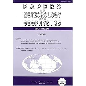 Papers in Meteorology and Geophysics by 