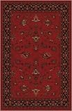 Home Dynamix Monaco Traditional Area Rug 8x11 Red, 100% Wool