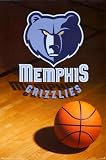 (24x36) Memphis Grizzlies (Logo, Basketball) Sports Poster Print Sports Poster Print, 22x34