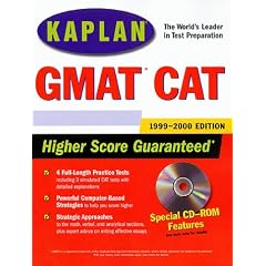 Kaplan GMAT CAT 1999-2000 with CD-ROM