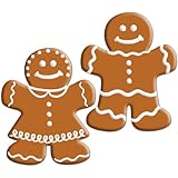 Beistle 10-Pack Mini Gingerbread Cutouts for Parties, 5-Inch