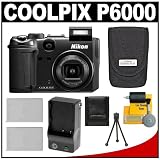 Nikon Coolpix P6000 13.5MP Digital Camera + Coolpix Case + Accessory Kit
