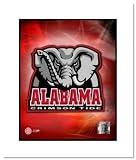 Alabama Crimson Tide NCAA Double Matted 8x10 Photograph Team Logo