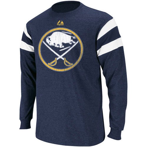 Majestic Buffalo Sabres Clear Shot Long Sleeve T-Shirt Large