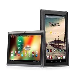 7-inch Capacitive Touch Screen Android 4.0 Tablet PC with Allwinner A13 1.0GHz 512MB/4GB WiFi Front-camera (Black)