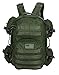 Men's Large OD Green Expandable Tactical Molle Hydration-Ready Backpack Daypack Bag