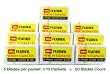 Feather Hi-Stainless Platimum Double Edge Razor Blades 50 Ct