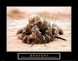 Bravery - Sniper poster print,28 in. x 22 in.