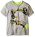 PUMA Big Boys' Active Short Sleeve Tee Shirt, Gray, 10-12 (Medium)