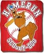 Scooby Doo - "Homerun" Fleece Throw Blanket