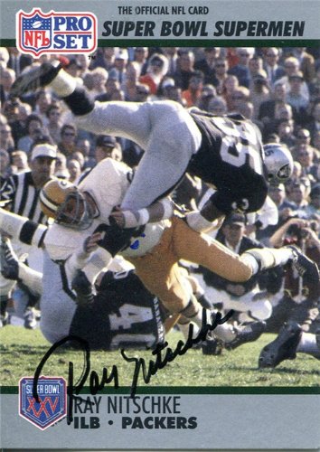 Ray Nitschke Autographed/Hand Signed Pro Set Card (James Spence)