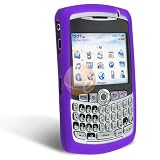 Silicone Skin Case for Blackberry Curve 8300 / 8310 / 8320 / 8330 - Dark Purple