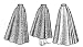 1901 Split Skirt Pattern