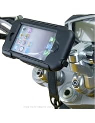 Locking Strap Motorcycle / Bike Tough Case Handlebar Mount for Apple iPhone 5, 5S