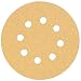 DEWALT DW4303 5-Inch 8-Hole 120-Grit Hook-and-Loop Random Orbit Sandpaper (5-Pack)