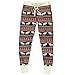 LazyOne Womens Moose Fair Isle PJ Leggings