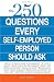 The 250 Questions Every Self-Employed Person Should Ask