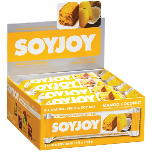 SoyJoy Mango Coconut Bar- 12 Pack