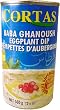 Cortas Baba Ghanoush Eggplant Dip 12.5 oz can (360 grams) Lebannon