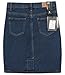 Chouyatou Women's Basic Five-Pocket Stretchy Denim Skirt with Slit