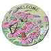 Evergreen 84828 Garden Stepping Stone, Butterflies, 11.5-Inches Diameter