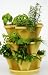 Hanging Vertical Stackable Planter - Herbs, Strawberries, Peppers - Tuscany Pots