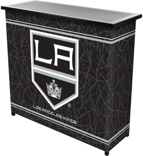 NHL Los Angeles Kings Two Shelf Portable Bar with Case