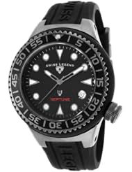 Swiss Legend Unisex 11044D-GM-01-NB Neptune Analog Display Swiss Quartz Black Watch