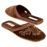Steve Madden Vellvet Chocolate Brown slippers