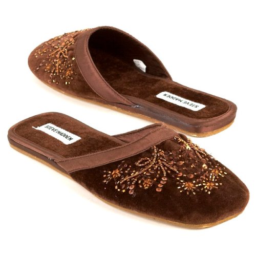 Steve Madden Vellvet Chocolate Brown slippers from Steve Madden