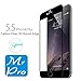 iPhone 6S Plus Screen Protector, Mr.Pro 3D Full Cover Textured Surface Soft Curve Egde Ballistic Glass Screen Protector [3D Touch Compatible] for iPhone 6/6S (5.5