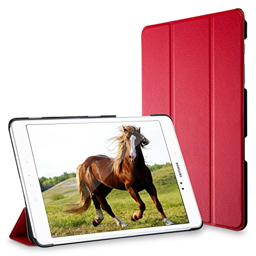 Tab A 9.7 Case, JETechÂ® Gold Slim-Fit Smart Case Cover for Samsung Galaxy Tab A 9.7 inch Tablet with Auto Sleep/Wake Feature (Red)