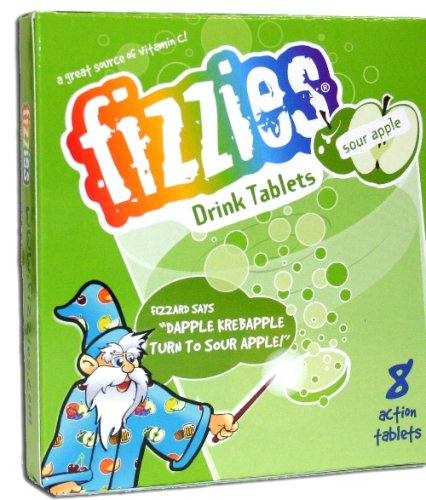 Fizzies Drink Tablets, Sour Apple, 8 Tablets (Pack of 12) by Fizzies Drink Tablets