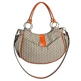 Alisa Diaper Bag in Tangerine Orange