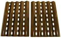 Porcelain Steel Heat Plates For Brinkmann and Charmglow Grills (Set of 2)