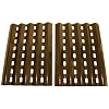 Porcelain Steel Heat Plates For Brinkmann and Charmglow Grills (Set of 2)