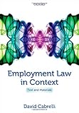 Employment law in context : text and materials