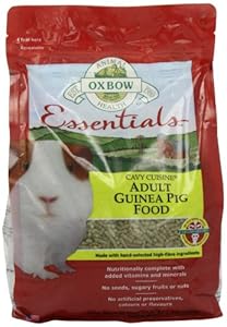 Oxbow Cavy Cuisine Adult Guinea Pig (Timothy Based), 5-Pound Bag