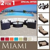 luxury outdoor furniture luxury patio furniture:LUXURY OUTDOOR WICKER FURNITURE PATIO SOFA SET, DINING SET, CHAISE(2), SM DOGBED