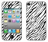 Zebra Print Pattern Skin for Apple iPhone 4 4G 4th Generation
