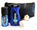 Männer Weihnachtsgeschenke Set ICE MAN mit Axe Shock Duschgel und Deospray sowie Handtuch und wasserabweisende Waschtasche