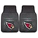 FANMATS - 8883 NFL Arizona Cardinals 2-pc Vinyl Heavy Duty Car Mat , 18