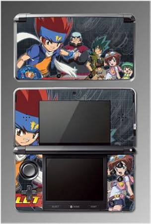 Beyblade Metal Fury Fusion Masters Ginka Madoka Benkei Game Vinyl Decal Cover Skin Protector 6 for Nintendo 3DS
