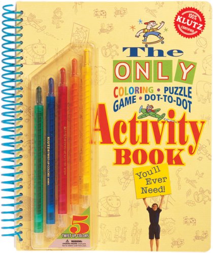Books: Only Coloring, Puzzle, Dot to Dot, Activity Book. You'll Ever Need  Klutz 