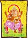 Alterras - 100% Baumwolle-Motivtuch: Ganesha (LxB: 76x58cm)