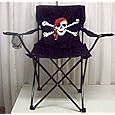 Jolly Roger Skull Folding Camping Chair Pirate