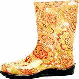 Sloggers 5003YL10 Women's Wildflower Tallboot, Yellow, Size-10