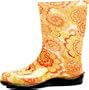 Sloggers 5003YL10 Women's Wildflower Tallboot, Yellow, Size-10