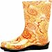 Sloggers 5003YL10 Women's Wildflower Tallboot, Yellow, Size-10