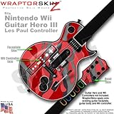 Camouflage Red Skin by WraptorSkinz TM fits Nintendo Wii Guitar Hero III (3 ....